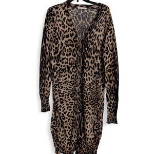 Ellison Leopard Print Knit Sweater